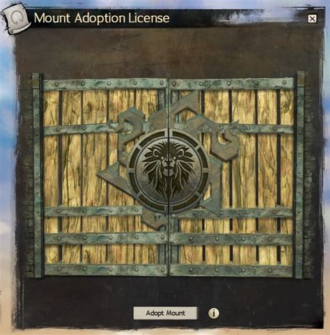 gw2 mount adoption license.